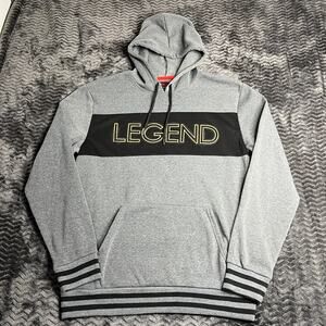 LR Scoop Hooded Jacket Size XL Fleece Lined GRAY & BLACK